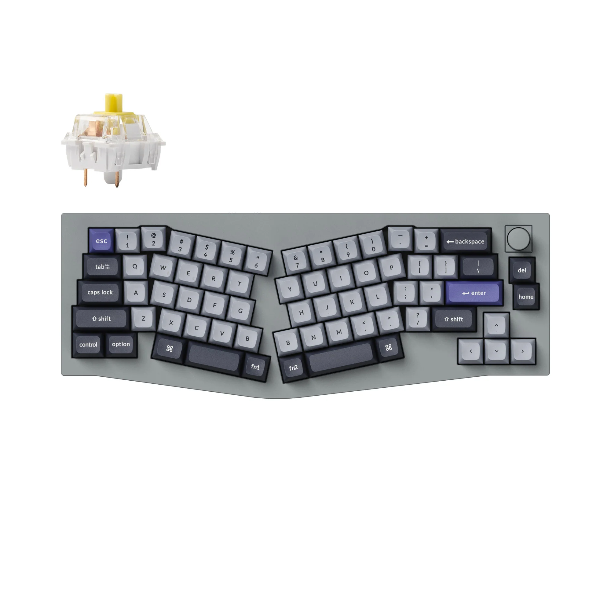 Keychron Q8 Pro (Alice Layout) QMK/VIA Wireless Custom Mechanical Keyboard - Image 6