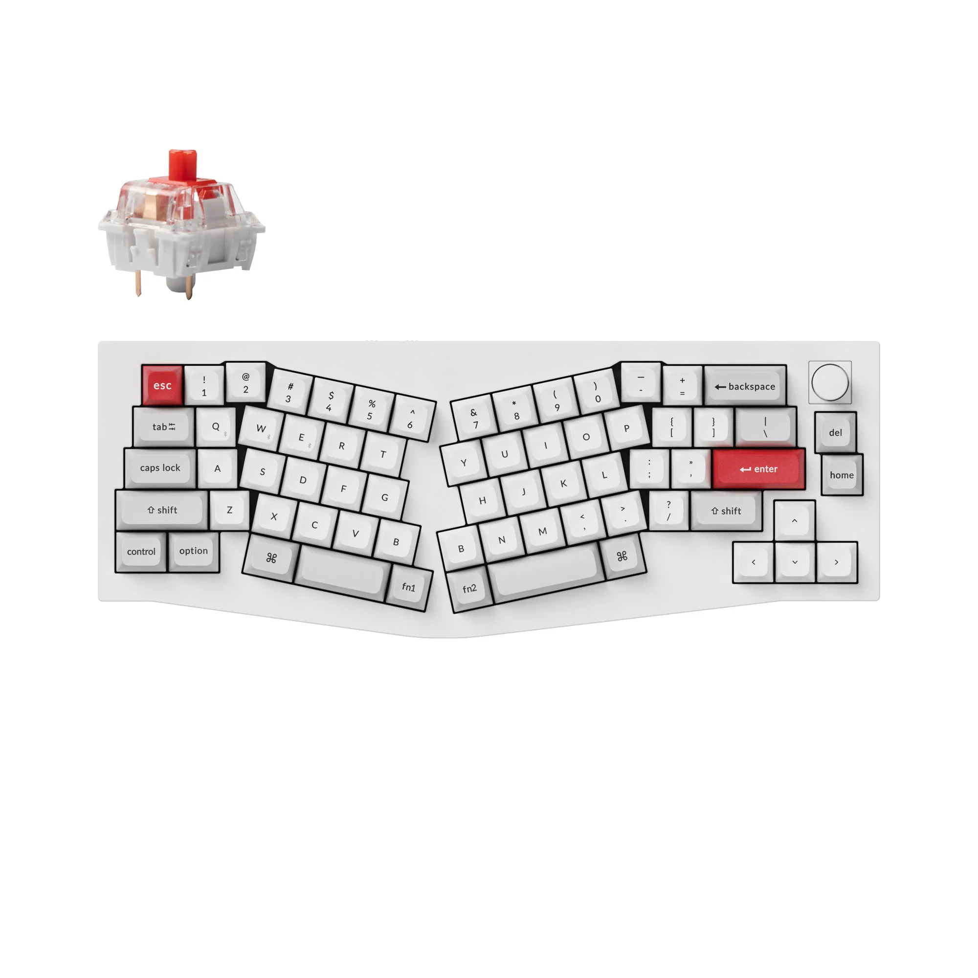 Keychron Q8 Pro (Alice Layout) QMK/VIA Wireless Custom Mechanical Keyboard - Image 7