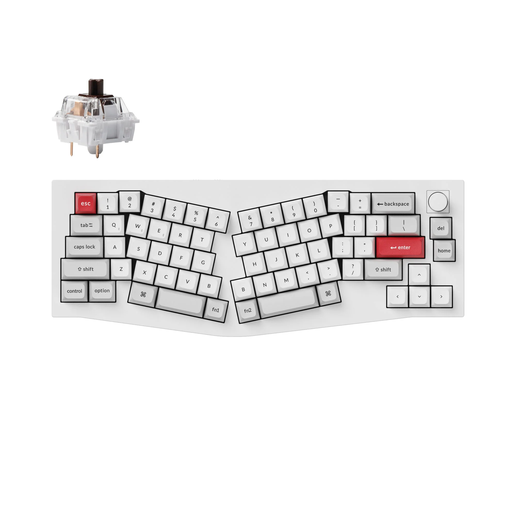 Keychron Q8 Pro (Alice Layout) QMK/VIA Wireless Custom Mechanical Keyboard - Image 8