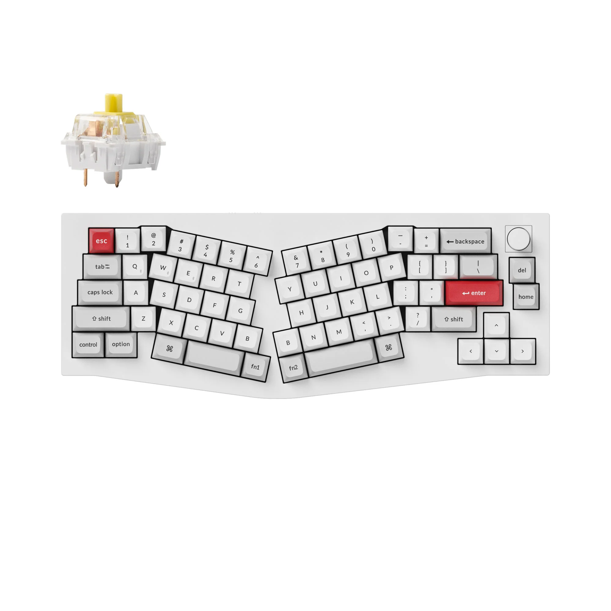 Keychron Q8 Pro (Alice Layout) QMK/VIA Wireless Custom Mechanical Keyboard - Image 9