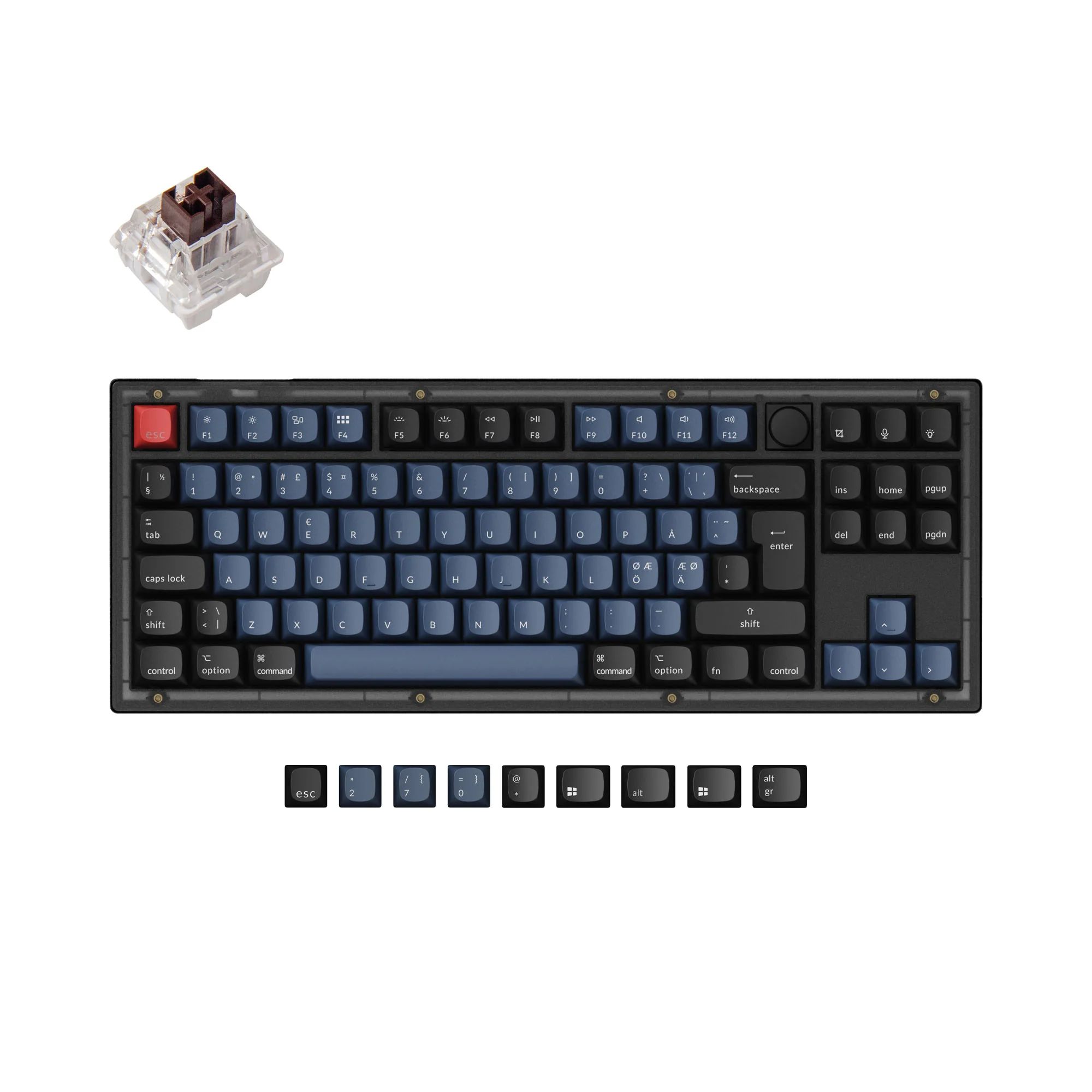 Keychron V3 QMK Custom Mechanical Keyboard ISO Layout Collection - Image 10