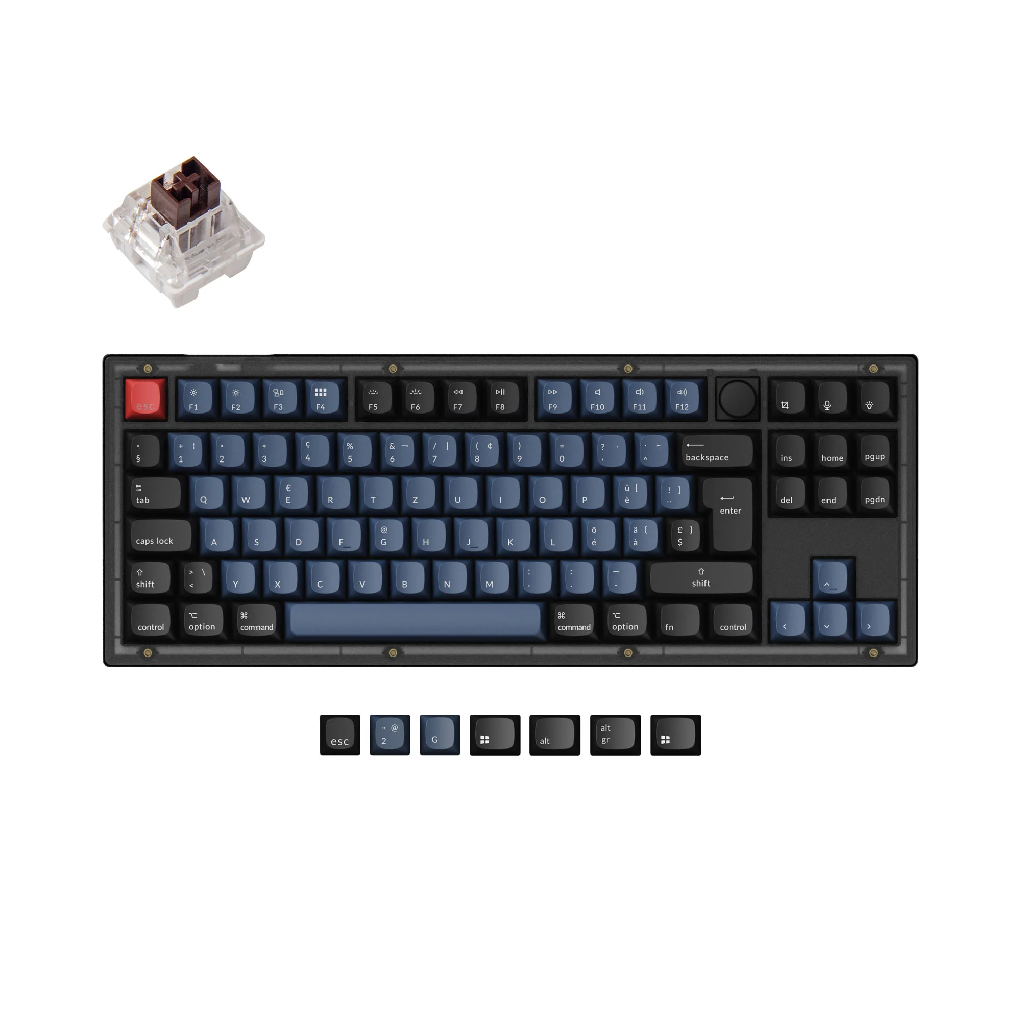Keychron V3 QMK Custom Mechanical Keyboard ISO Layout Collection - Image 12