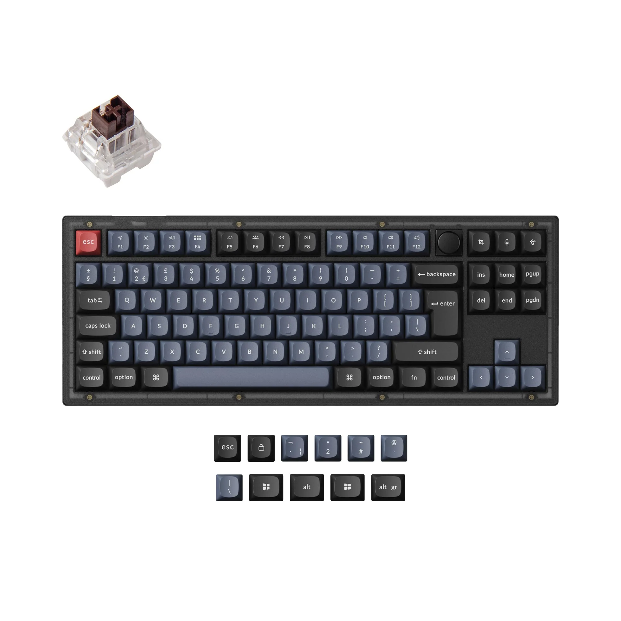 Keychron V3 QMK Custom Mechanical Keyboard ISO Layout Collection - Image 18