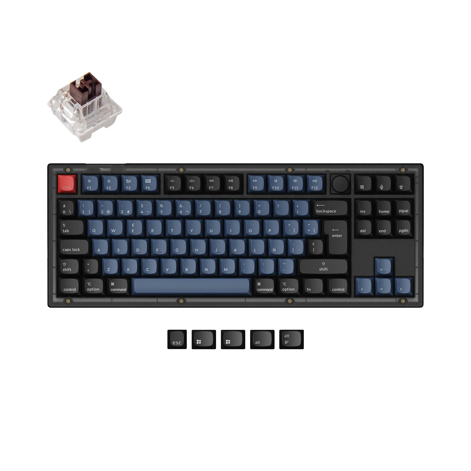 Keychron V3 QMK Custom Mechanical Keyboard ISO Layout Collection - Image 8