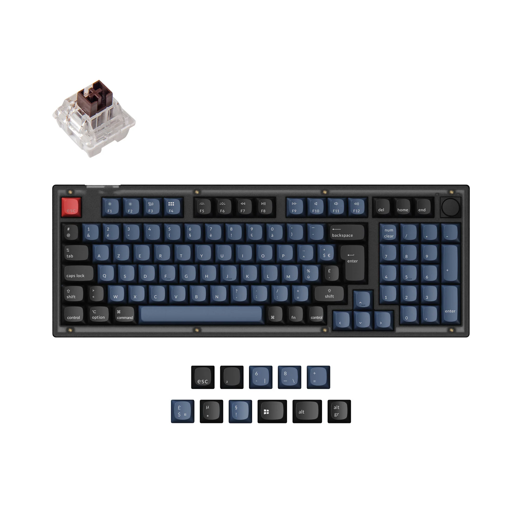 Keychron V5 QMK Custom Mechanical Keyboard ISO Layout Collection - Image 10