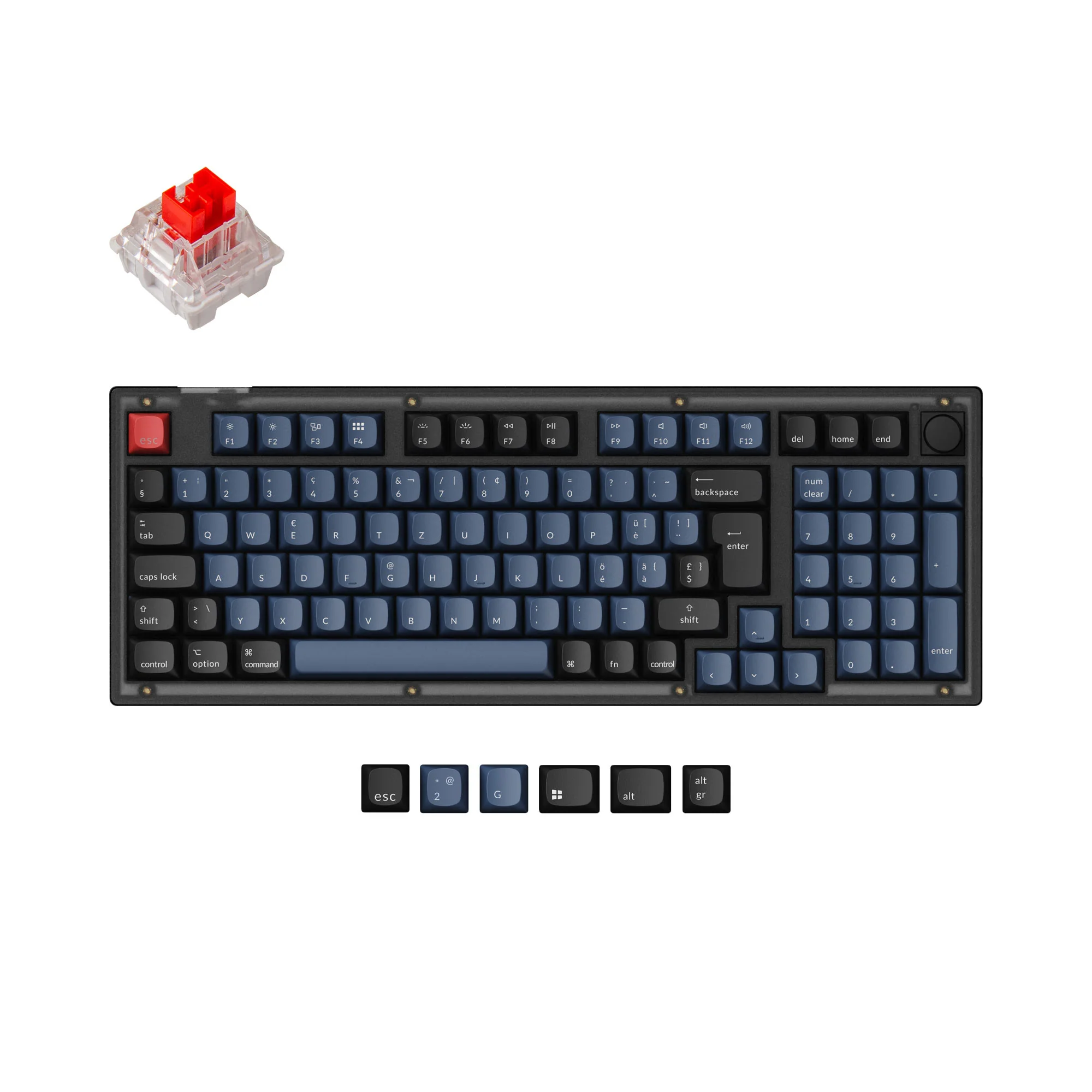 Keychron V5 QMK Custom Mechanical Keyboard ISO Layout Collection - Image 3