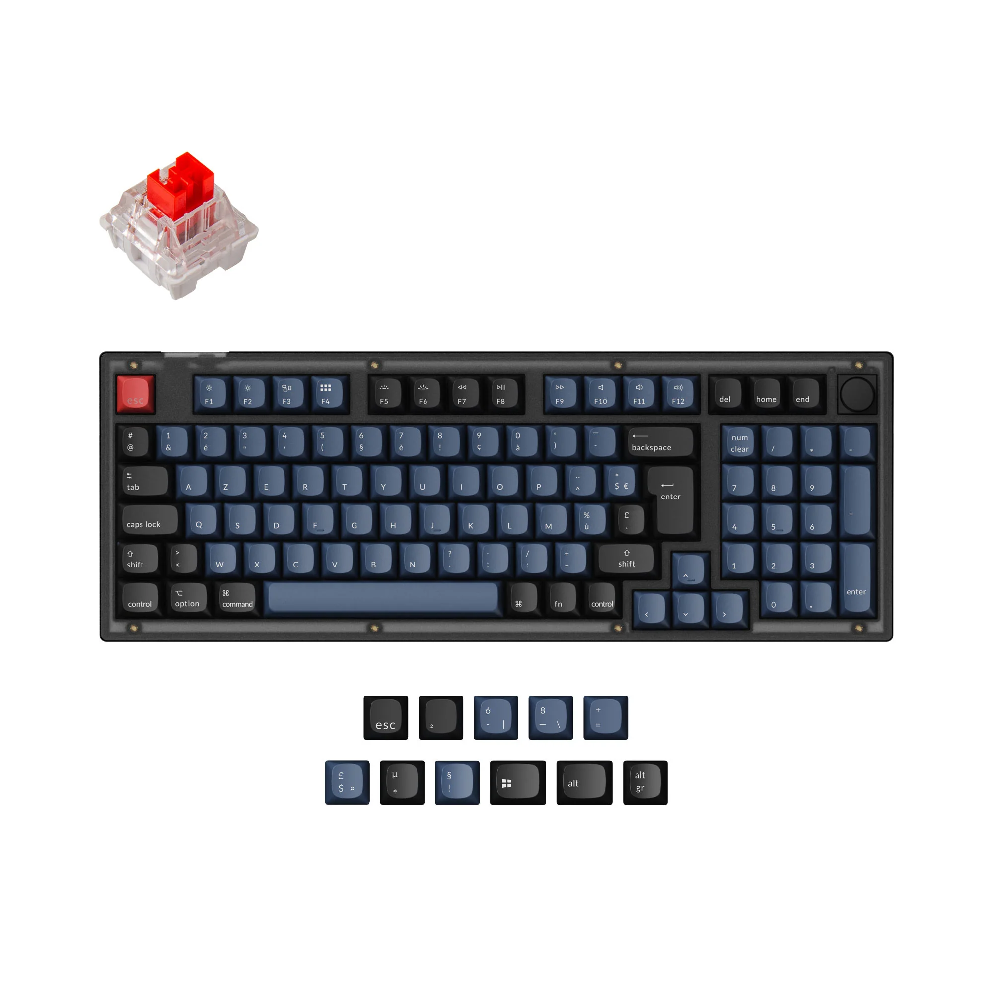 Keychron V5 QMK Custom Mechanical Keyboard ISO Layout Collection - Image 9