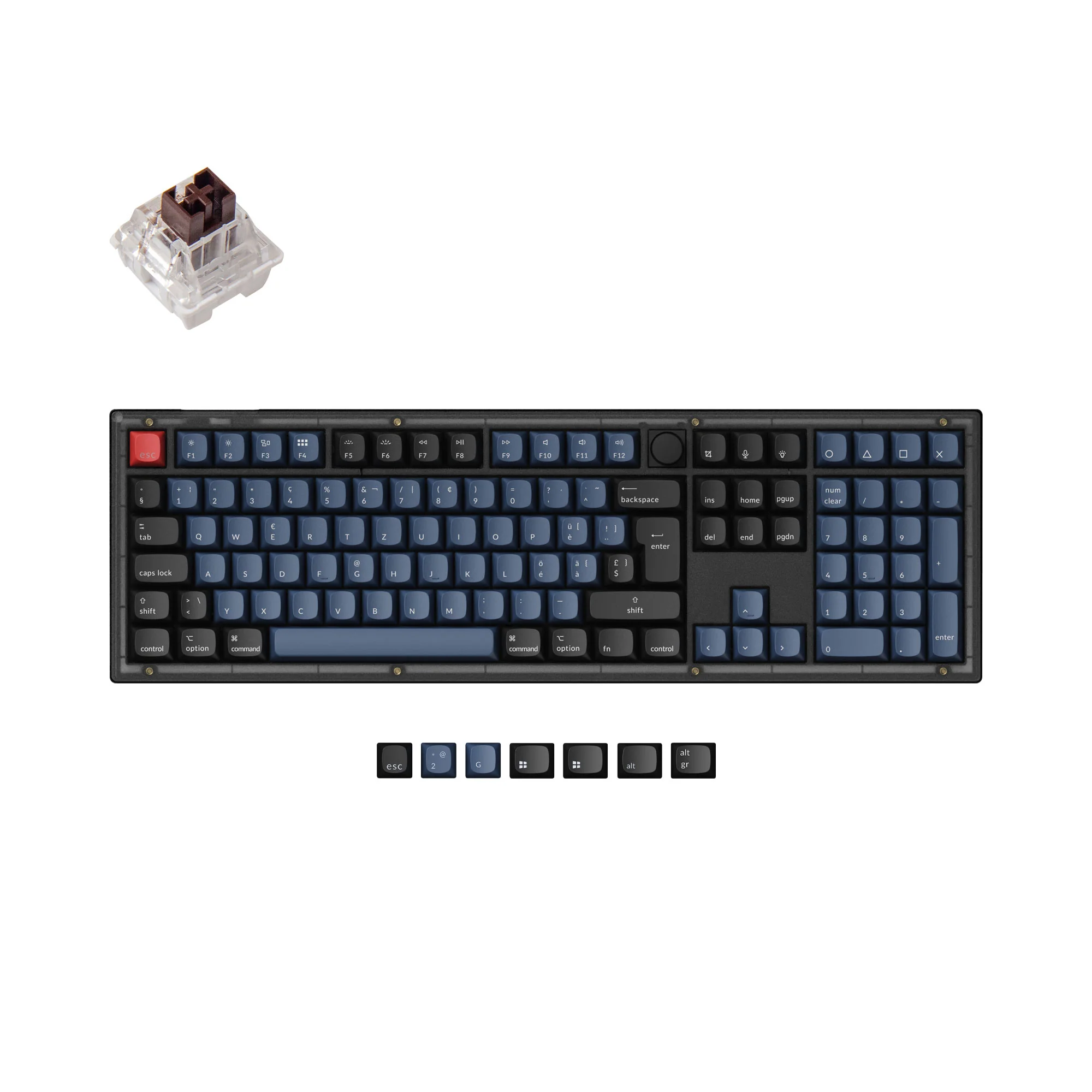 Keychron V6 QMK Custom Mechanical Keyboard ISO Layout Collection - Image 10