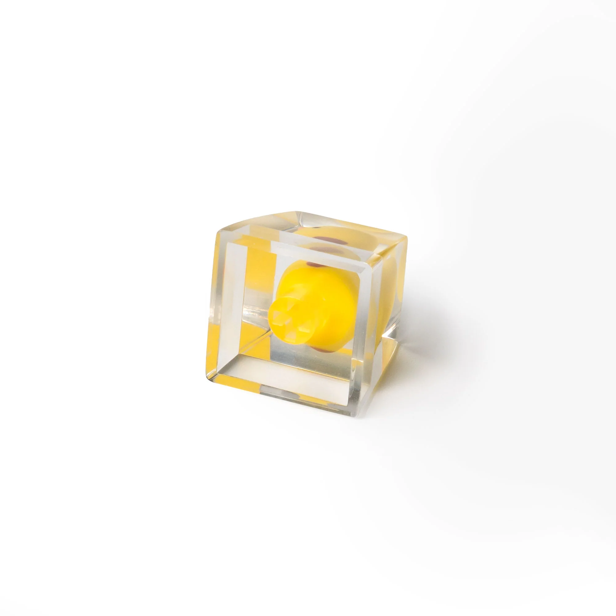 Yellow Duck Resin Artisan Keycap - Image 3
